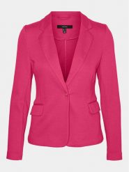 Vero Moda Marynarka Julia 10154123 Różowy Regular Fit. Czerwone żakiety damskie Vero Moda, bez wzorów, z wiskozy. Za 169.99 zł.