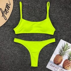 Bikini z ramiączkami na lato plażowe Raye. Czerwone bikini damskie Intica, na lato, l, bez wzorów. Za 139.00 zł.