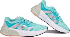 Adidas Buty damskie do biegania adidas Questar niebieskie IF4686 39 1/3. Niebieskie obuwie sportowe damskie Adidas, bez wzorów, do biegania. Za 317.42 zł.