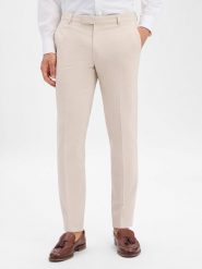 JOOP! Spodnie z zawartością wełny - Blayr Mężczyźni Slim Fit wiskoza beżowy, 54. Brązowe eleganckie spodnie męskie JOOP!, m, bez wzorów, z wełny. Za 749.95 zł.