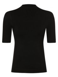 Comma koszulka z dzianiny Kobiety czarny, 34. Czarne t-shirty damskie comma, bez wzorów, z dzianiny, eleganckie, bez kołnierzyka. Za 299.95 zł.