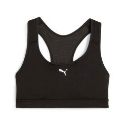 Biustonosz do biegania PUMA 4Keeps Run. Czarne biustonosze Puma, bez wzorów. Za 159.99 zł.