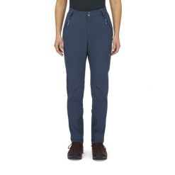 Spodnie softshellowe damskie Rab Ascendor Light Pants Regular. Niebieskie spodnie sportowe damskie RAB, s, bez wzorów, trekkingowe. Za 495.00 zł.