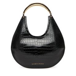 Torebka Elisabetta Franchi. Czarne torebki do ręki damskie Elisabetta Franchi, bez wzorów, klasyczne, bez dodatków. Za 2,259.00 zł.