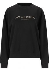 Bluza damska Athlecia Atkins. Czarne bluzy damskie Athlecia, z aplikacjami, z bawełny, bez kaptura. Za 169.00 zł.