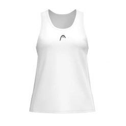 Damski tank top Head Club 25 Tech. Białe koszulki sportowe damskie Head, xs, bez wzorów, bez kołnierzyka, bez ramiączek, tenisowe. Za 232.00 zł.