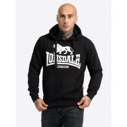 Bluza z kapturem Lonsdale Go Sport 2. Czarne bluzy męskie Lonsdale, m, bez wzorów, z kapturem. Za 266.00 zł.