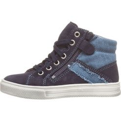 Skórzane sneakersy w kolorze granatowo-błękitnym. Trampki i tenisówki chłopięce Richter. W wyprzedaży za 172.95 zł.