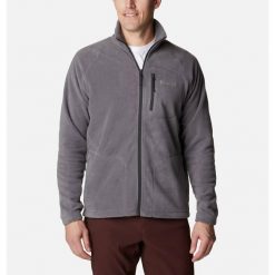 Bluza polarowa turystyczna męska Columbia Fast Trek II FZ. Szare bluzy męskie Columbia, m, bez wzorów, z polaru, bez kaptura. Za 259.00 zł.
