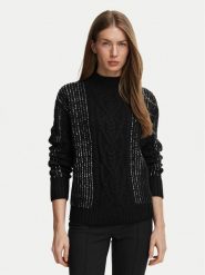 Marciano Guess Sweter G6BR19 Z1607 Czarny Regular Fit. Czarne swetry damskie Marciano Guess, s, z aplikacjami, bez kołnierzyka, bez ramiączek, bez kaptura. Za 779.99 zł.
