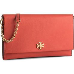 Torebka TORY BURCH - Kira Clutch 45294 Poppy Red 614. Brązowe torebki do ręki damskie Tory Burch, ze skóry. W wyprzedaży za 869.00 zł.