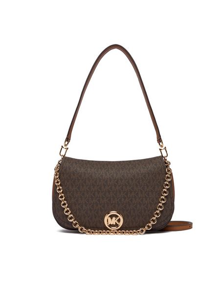 MICHAEL Michael Kors Torebka 30R6GY5S2B Brązowy. Brązowe torebki do ręki damskie MICHAEL Michael Kors, bez wzorów, ze skóry, bez dodatków. Za 992.99 zł.