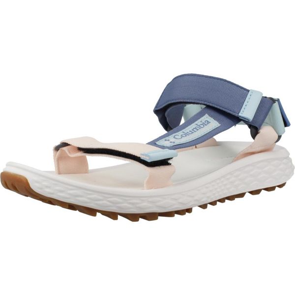 Sandały COLUMBIA KONOS GLOBETROT WMNS Niebieski. Niebieskie sandały damskie Columbia, bez wzorów, z tkaniny, bez obcasa, bez zapięcia. Za 281.99 zł.
