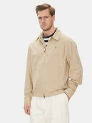 Tommy Hilfiger Kurtka przejściowa MW0MW38715 Beżowy Regular Fit. Brązowe kurtki męskie Tommy Hilfiger, m, bez wzorów, z bawełny, bez kaptura. Za 469.99 zł.