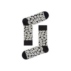Skarpetki Happy Socks - Twisted Smile (TSM01-9000). Szare skarpety męskie Happy Socks, w kolorowe wzory, z bawełny. Za 34.90 zł.