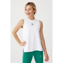 Damski top sportowy szybkoschnąca Rough Radical Classic Top. Białe koszulki sportowe damskie ROUGH RADICAL, xl, bez wzorów, bez kołnierzyka, bez ramiączek, na fitness i siłownię. Za 109.00 zł.