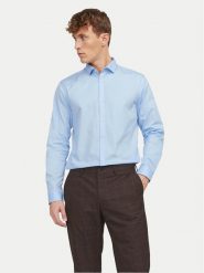 Jack & Jones Koszula 12201905 Błękitny Slim Fit. Niebieskie koszule męskie Jack & Jones, m, bez wzorów, z bawełny, biznesowe, bez kołnierzyka, bez ramiączek. Za 99.99 zł.