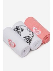 Roxy Skarpety długie AS_ROXY_05W_SS25 (3-PACK) Różowy. Czerwone skarpety damskie Roxy, bez wzorów, z bawełny. Za 39.99 zł.