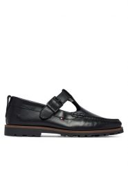 Tommy Hilfiger Półbuty Hilfiger Light Lth Buckle Loafer FM0FM05846 Czarny. Czarne półbuty na co dzień męskie Tommy Hilfiger, ze skóry, bez zapięcia. Za 569.99 zł.
