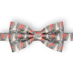 Mucha Męska, Szara w Trampki, Buty, Bez Poszetki -EM Men's Accessories. Szare trampki męskie Em men's accessories, bez wzorów, eleganckie, bez zapięcia. Za 49.99 zł.