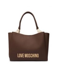 LOVE MOSCHINO Torebka JC4107PP1PKD0300 Brązowy. Brązowe torebki do ręki damskie Love Moschino, bez wzorów, ze skóry, bez dodatków. Za 1,059.00 zł.