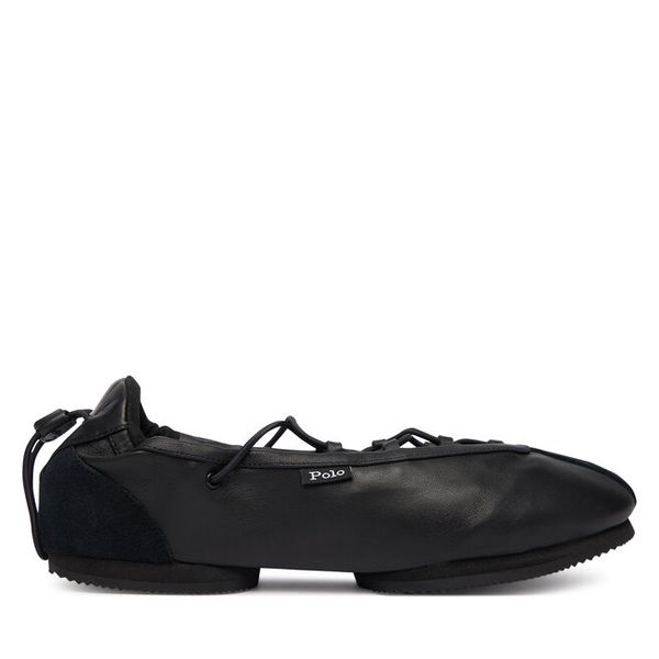 Baleriny Polo Ralph Lauren. Czarne baleriny damskie Polo Ralph Lauren, bez wzorów, bez obcasa. Za 658.99 zł.
