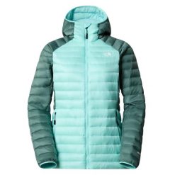 Kurtka turystyczna damska The North Face Bettaforca LT Down Hoodie. Niebieskie kurtki damskie The North Face, l, bez wzorów, z poliesteru, bez kaptura. Za 827.00 zł.