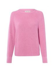 Marc O'Polo Sweter damski z dzianiny Kobiety Bawełna (100%) różowy jednolity, S. Czerwone swetry damskie Marc O'Polo, s, bez wzorów, z bawełny, bez kołnierzyka, bez ramiączek, bez kaptura. Za 559.00 zł.