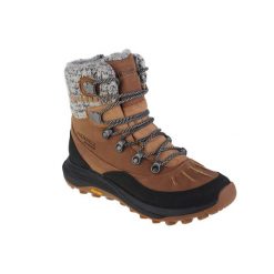 Buty do chodzenia damskie Merrell Siren 4 Thermo Demi. Brązowe obuwie sportowe damskie Merrell, bez wzorów, z materiału, trekkingowe. Za 795.00 zł.