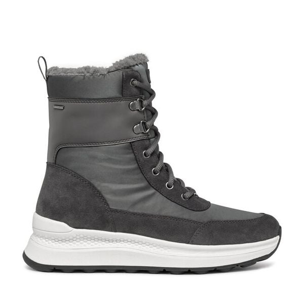 Śniegowce Geox. Szare śniegowce i trapery damskie Geox. Za 469.99 zł.