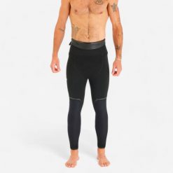 Spodnie do łowiectwa podwodnego męskie Subea SPF 900 z neoprenu 7 mm. Czarne spodnie sportowe męskie SUBEA, m, bez wzorów, z gumy. Za 529.99 zł.