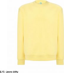 SWRA290 - Bluza dresowa unisex - jasnożółto-zielony S. Zielone bluzy męskie JHK, m, bez wzorów, z dresówki, bez kaptura. Za 77.13 zł.