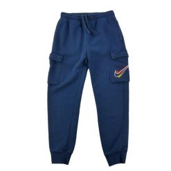 Second life - Nike spodnie dresowe męskie cargo - Stan bardzo dobry. Niebieskie spodnie sportowe męskie Nike, l, bez wzorów, z dresówki, do biegania. Za 114.98 zł.