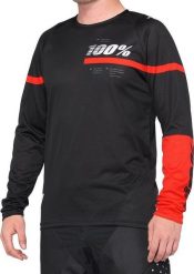 100% Koszulka męska 100% R-CORE Jersey długi rękaw red black roz. XL. Czarne bluzki z długim rękawem męskie 100%, m, bez wzorów, z jersey, bez kołnierzyka. Za 168.81 zł.