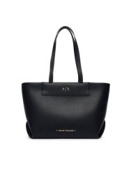 Armani Exchange Torebka XW001538 AF26447 UC001 Czarny. Czarne torebki do ręki damskie Armani Exchange, bez wzorów, ze skóry, bez dodatków. Za 654.99 zł.