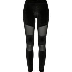 Legginsy damskie Urban Classics velvet tech mesh. Czarne legginsy damskie Urban Classics, bez wzorów, z meshu. Za 149.50 zł.