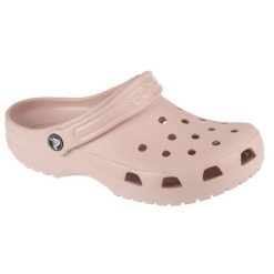 Mules Femme Mules Crocs CLASSIC CLOG Rose Rose. Brązowe klapki damskie Crocs, bez wzorów, z materiału, bez obcasa. Za 288.00 zł.