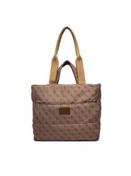 Guess Torba do wózka H6YZ20 W2776 Brązowy. Brązowe torebki do ręki damskie Guess, z aplikacjami, z materiału, bez dodatków. Za 394.99 zł.