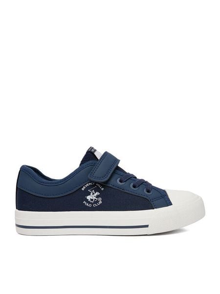 Beverly Hills Polo Club Trampki EO-CSS20377-78 Granatowy. Niebieskie trampki i tenisówki chłopięce Beverly Hills Polo Club, bez wzorów, bez zapięcia. Za 99.99 zł.