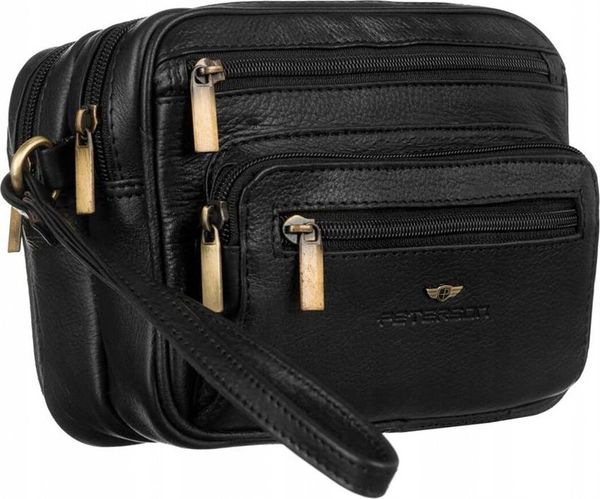 Peterson Saszetka męska z naturalnej skóry Peterson PTN 1057-NDM NoSize. Saszetki męskie Peterson, ze skóry. Za 181.93 zł.