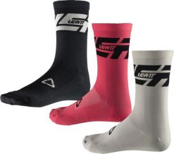 Skarpety rowerowe LEATT Socks MTB Endurance (3 pary). Czarne skarpety męskie LEATT, bez wzorów. Za 239.00 zł.