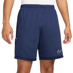Męskie Spodenki Academy 25 DriFIT. Niebieskie krótkie spodenki sportowe męskie Nike, m, bez wzorów, trekkingowe. Za 111.99 zł.