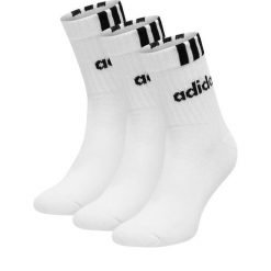 Skarpety długie adidas. Białe skarpety męskie Adidas, bez wzorów. Za 49.99 zł.