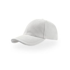 Liberty Sandwich Heavy Brush Cotton 6panelowa Czapka. Białe czapki i kapelusze damskie ATLANTIS, bez wzorów. Za 42.99 zł.