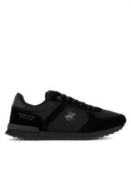 Beverly Hills Polo Club Sneakersy CEO-IVO-01 V5 Czarny. Czarne półbuty na co dzień męskie Beverly Hills Polo Club, z materiału, bez zapięcia. Za 199.99 zł.