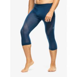 Legginsy termoaktywne męskie Ortovox 120 Comp Light Short Pants. Niebieskie legginsy sportowe męskie ORTOVOX, m, bez wzorów, narciarskie. Za 260.99 zł.