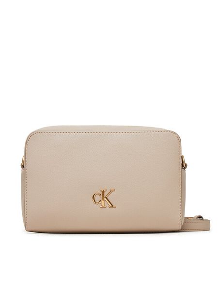Calvin Klein Jeans Torebka Minimal Monogram Ew Camera Bag LV04K3162G Écru. Listonoszki damskie Calvin Klein Jeans, bez wzorów, z jeansu, bez dodatków. Za 219.99 zł.