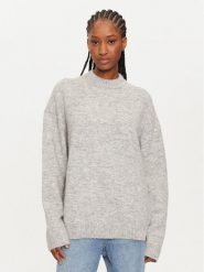 Calvin Klein Sweter J20J224636 Szary Regular Fit. Szare swetry damskie Calvin Klein, xs, bez wzorów, z syntetyku, bez kołnierzyka, bez ramiączek, bez kaptura. Za 479.99 zł.