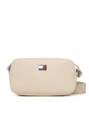 Tommy Jeans Torebka Tjw Daily Elevated Camera Bag AW0AW18065 Beżowy. Brązowe torebki do ręki damskie Tommy Jeans, bez wzorów, z jeansu, bez dodatków. Za 369.99 zł.
