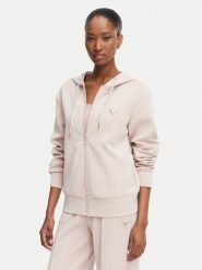 Guess Bluza V4YQ06 KCAY2 Różowy jasny Regular Fit. Czerwone bluzy damskie Guess, l, z aplikacjami, z syntetyku, bez kaptura. Za 394.99 zł.